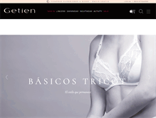 Tablet Screenshot of getien.com.ar